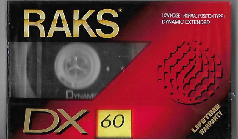 RAKS ... DX 60 - LOW NOISE-NORMAL  POSITION TYPE. DYNAMIC EXTENDED. 60 dakika
