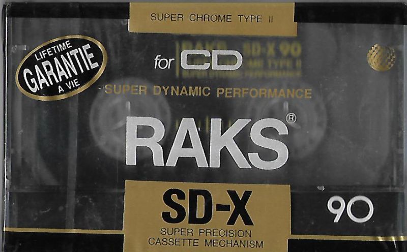 RAKS ... SD-X 90 - SUPER CHROME TYPE II. SUPER DYNAMIC PERFORMANCE. SUPER PRECISION. 90 dakika