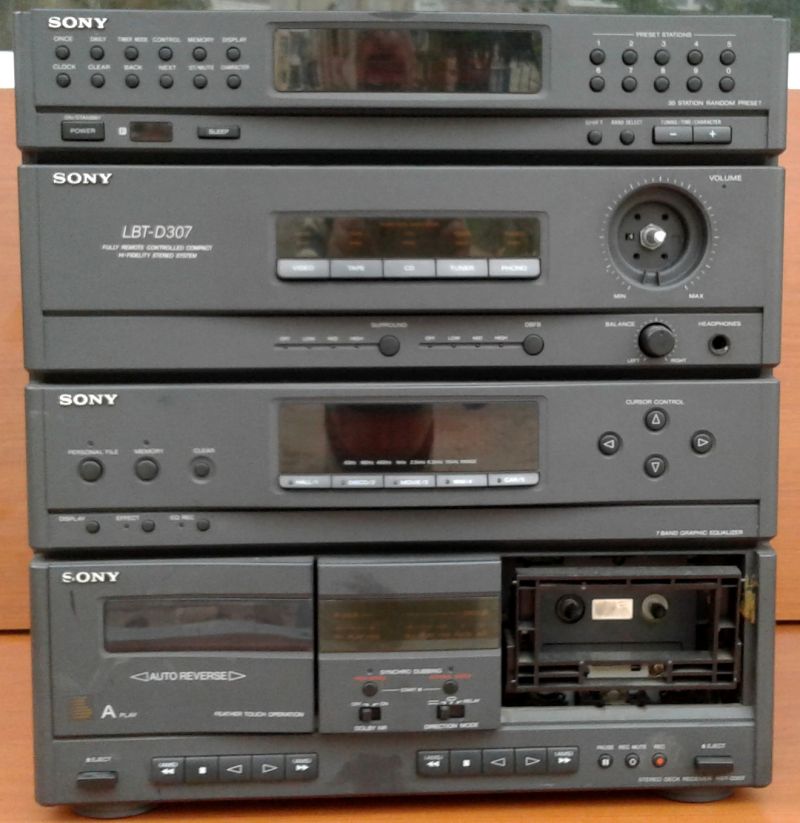 SONY ... HST-D307 STEREO DECK RECEIVER
