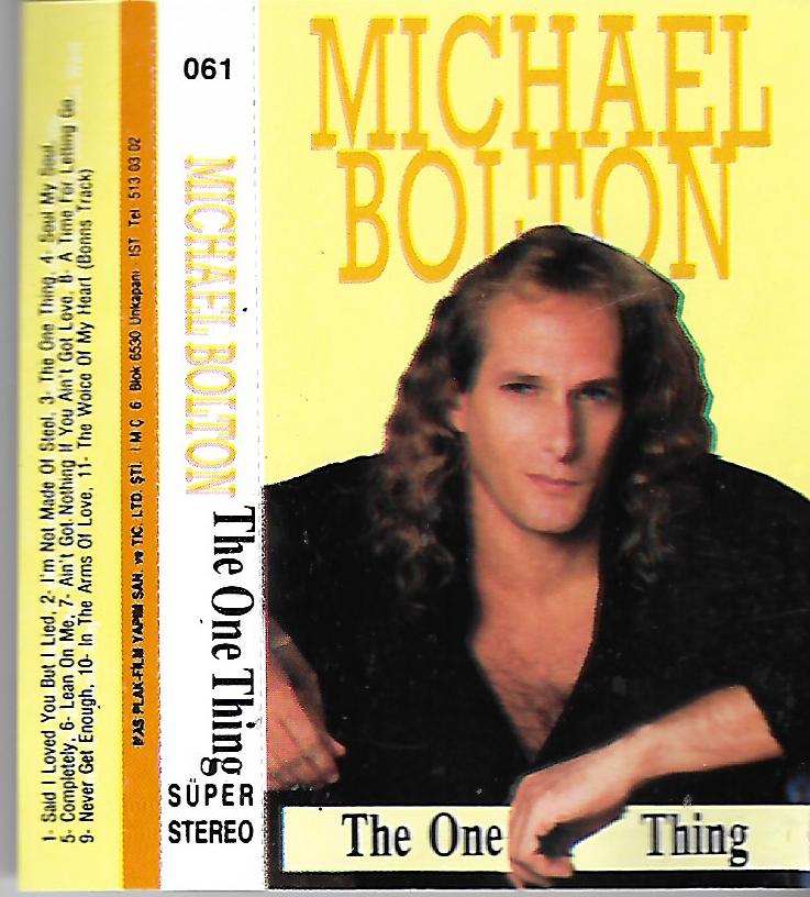 MICHAEL BOLTON - THE ONE THING