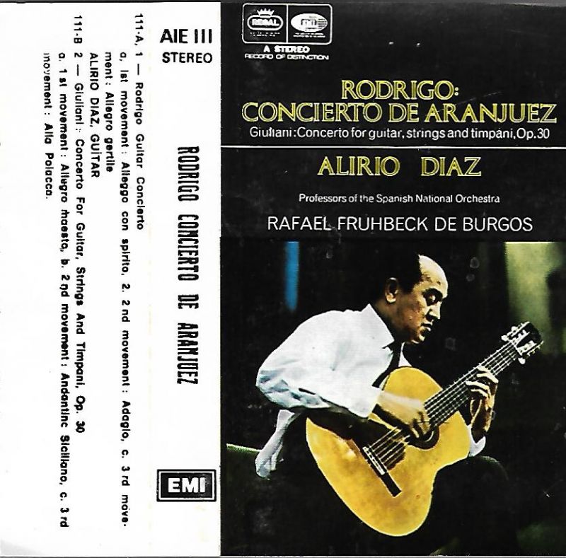 ALIRIO DIAZ - RODRIGO, CONCERTO ARANJUEZ